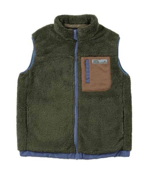 KRIFF MAYER Kid's Collection（クリフメイヤーキッズコレクション）の「ひっくりベスト（ベスト・キッズ・カーキ/アイボリー/チャコール/キャメル・170/150/140/130/120/160）」の20枚目の写真