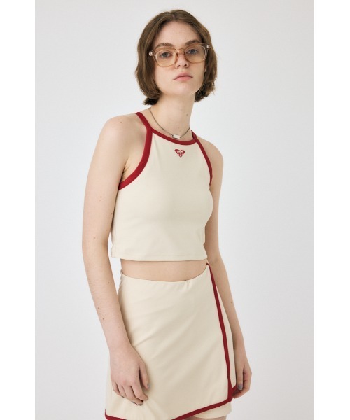 MOUSSY（マウジー）の「ROXY AMPHIBIOUS キャミソール（キャミソール・レディース・ブラック/アイボリー/キャメル・1/2）」の9枚目の写真