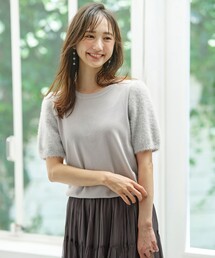 シャギーニット」に該当するニット/セーター（半袖