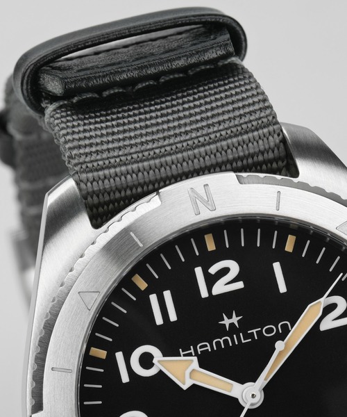 HAMILTON（ハミルトン）の「HAMILTON [ハミルトン] 腕時計 Khaki Field （カーキ フィールド） Expedition オート 自動巻き 41MM ブラック×グレー（アナログ腕時計・メンズ・ブラック・FREE）」の7枚目の写真