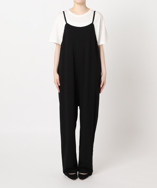 AP STUDIO ブラック オールインワン 38 C/N ストレートオールインワン（つなぎ/オールインワン）｜AP