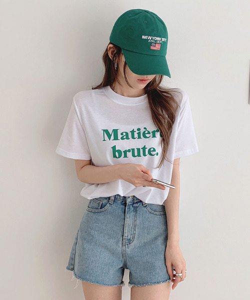 VIVID LADY(ビビッドレディー)の「ロゴ入りTシャツ半袖 レディース 夏(Tシャツ/カットソー・レディース・ブラック/クリーム/ブルー/ホワイト・FREE)」の9枚目の写真
