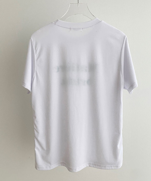 VIVID LADY(ビビッドレディー)の「ロゴ入りTシャツ半袖 レディース 夏(Tシャツ/カットソー・レディース・ブラック/クリーム/ブルー/ホワイト・FREE)」の6枚目の写真