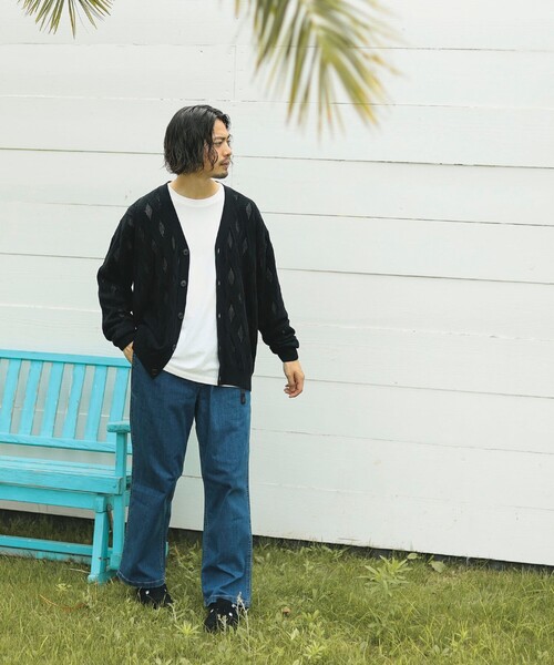 B:MING by BEAMS（ビーミングバイビームス）の「12ゲージ アーガイル カーディガン（カーディガン/ボレロ・メンズ・ブラック/ライトグレー・LARGE/MEDIUM/SMALL/X-LARGE）」の10枚目の写真