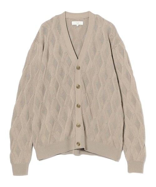 B:MING by BEAMS（ビーミングバイビームス）の「12ゲージ アーガイル カーディガン（カーディガン/ボレロ・メンズ・ブラック/ライトグレー・LARGE/MEDIUM/SMALL/X-LARGE）」の16枚目の写真