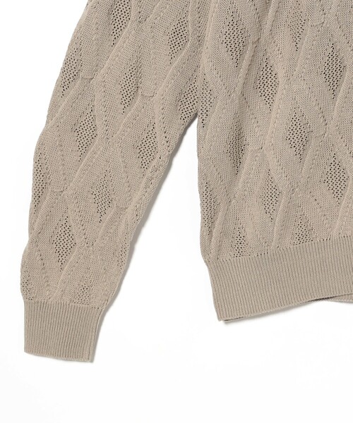 B:MING by BEAMS（ビーミングバイビームス）の「12ゲージ アーガイル カーディガン（カーディガン/ボレロ・メンズ・ブラック/ライトグレー・LARGE/MEDIUM/SMALL/X-LARGE）」の18枚目の写真