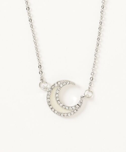 poiregnee（ポワニェ）の「［select］ムーンネックレス（ネックレス・レディース・シルバー・FREE）」の3枚目の写真