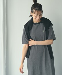 【WEB限定】USAコットンベア刺繍ワンピース