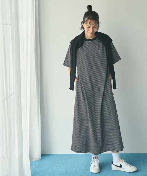 coen(コーエン)の「【WEB限定】USAコットンベア刺繍ワンピース(ワンピース・レディース・ブラック/その他1/その他2・M/L)」の20枚目の写真