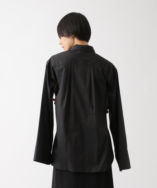 STERNBERG(スタンバーグ)の「2WAYコットンシャツ(シャツ/ブラウス・レディース・オフホワイト/ブルー系その他/ブラック・LARGE/MEDIUM)」の17枚目の写真