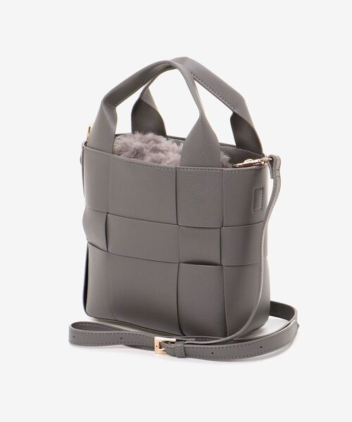 le.coeur blanc（ルクールブラン）の「メッシュ4WAYトート（トートバッグ・レディース・ブラック/グレー・FREE）」の11枚目の写真