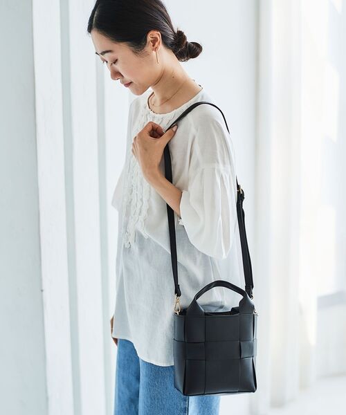 le.coeur blanc（ルクールブラン）の「メッシュ4WAYトート（トートバッグ・レディース・ブラック/グレー・FREE）」の17枚目の写真