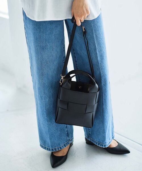 le.coeur blanc（ルクールブラン）の「メッシュ4WAYトート（トートバッグ・レディース・ブラック/グレー・FREE）」の18枚目の写真