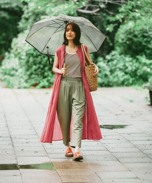 セール】クリンクルボイルノースリーブワンピース[プチサイズあり