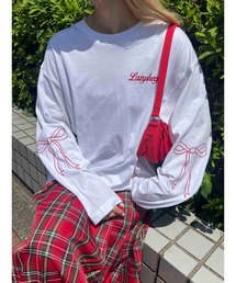 WC | リボン刺繍ロンT(Tシャツ/カットソー)