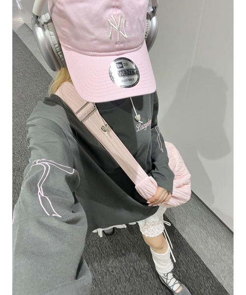 WC（ダブル シー）の「リボン刺繍ロンT（Tシャツ/カットソー・レディース・グレー/ホワイト/チャコールグレー・FREE）」の17枚目の写真