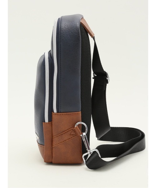 TAKA-Q（タカキュー）の「【両掛け仕様】タカキュー カラーコンビ ボディバッグ（ボディバッグ/ウエストポーチ・メンズ・ブラック/キャメル/ネイビー・FREE）」の10枚目の写真