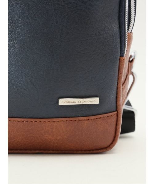 TAKA-Q（タカキュー）の「【両掛け仕様】タカキュー カラーコンビ ボディバッグ（ボディバッグ/ウエストポーチ・メンズ・ブラック/キャメル/ネイビー・FREE）」の15枚目の写真