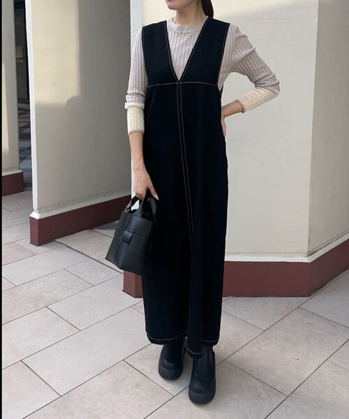 Jena espace merveilleux（ジェナ　エスパスメルヴェイユ）の「デニムジャンスカ（ワンピース・レディース・ブルー/ブラック・FREE）」の9枚目の写真