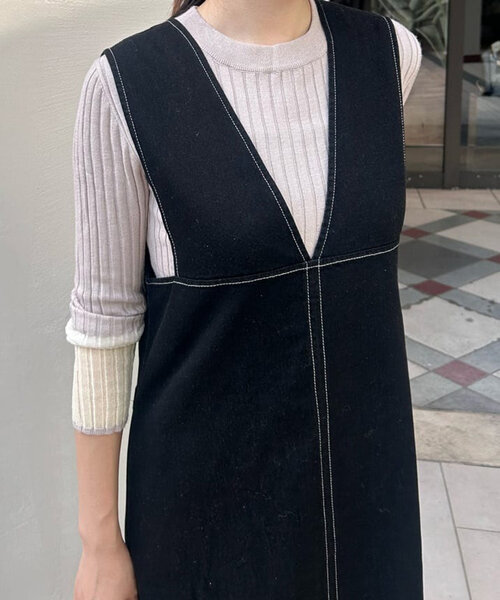 Jena espace merveilleux（ジェナ　エスパスメルヴェイユ）の「デニムジャンスカ（ワンピース・レディース・ブルー/ブラック・FREE）」の10枚目の写真