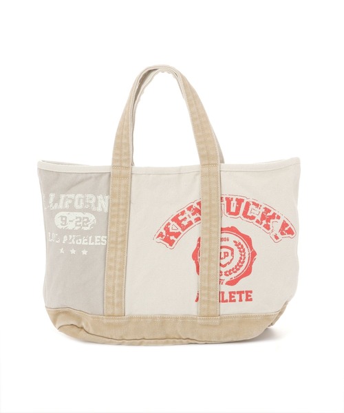 LEPSIM（レプシィム）の「リメイクキャンバストートバッグ　132581（トートバッグ・レディース・ブルー/ベージュ・ONE SIZE）」の5枚目の写真