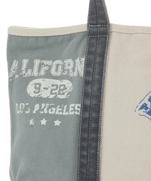 LEPSIM（レプシィム）の「リメイクキャンバストートバッグ　132581（トートバッグ・レディース・ブルー/ベージュ・ONE SIZE）」の9枚目の写真