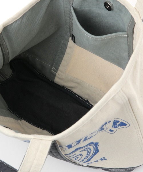 LEPSIM（レプシィム）の「リメイクキャンバストートバッグ　132581（トートバッグ・レディース・ブルー/ベージュ・ONE SIZE）」の12枚目の写真