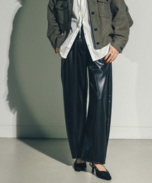 エコレザーカーブパンツ