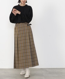 チェックキルトスカート