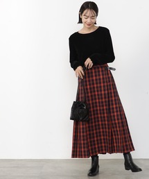 FOUND GOOD | チェックキルトスカート(スカート)