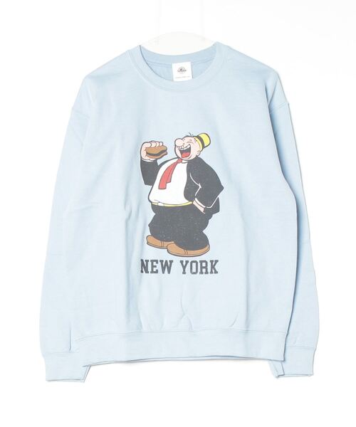 【 Good × POPEYE / グッドウェア × ポパイ 】 J・ウェリントン・ウィンピー ヴィンテージ プリント スウェット プルオーバー