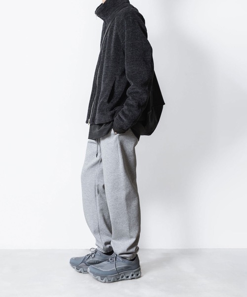 ATTACHMENT（アタッチメント）の「CO/PE ダブルニット トレーニングパンツ / CO/PE DOUBLE KNIT TRAINING PANTS（スウェットパンツ・メンズ・ブラック/ライトブラウン/グレー・3/2/1）」の5枚目の写真