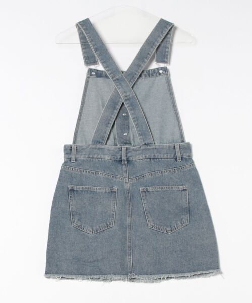 セール】《フロントボタン×切替デザイン》レディース デニム