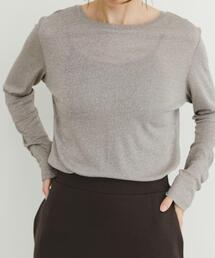 ITEMS URBANRESEARCH | クルーネックラメカットソー(Tシャツ/カットソー)