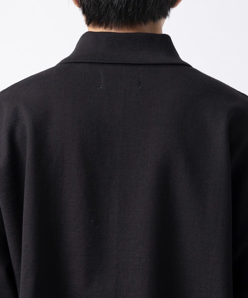 markaware（マーカウェア）の「POLO COLLAR HUGE（スウェット・メンズ・グレー/ブラック・1）」の10枚目の写真