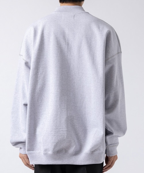 markaware（マーカウェア）の「POLO COLLAR HUGE（スウェット・メンズ・グレー/ブラック・1）」の14枚目の写真