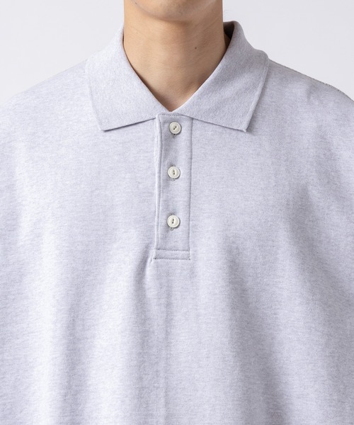markaware（マーカウェア）の「POLO COLLAR HUGE（スウェット・メンズ・グレー/ブラック・1）」の15枚目の写真