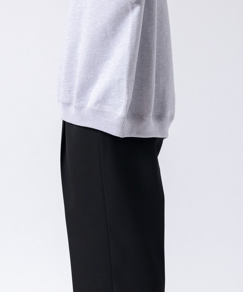 markaware（マーカウェア）の「POLO COLLAR HUGE（スウェット・メンズ・グレー/ブラック・1）」の17枚目の写真