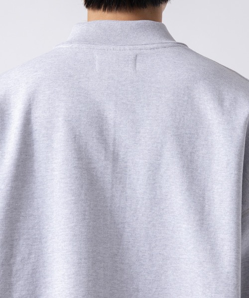markaware（マーカウェア）の「POLO COLLAR HUGE（スウェット・メンズ・グレー/ブラック・1）」の18枚目の写真