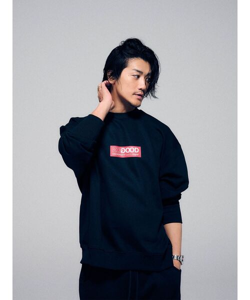 Ungrid☆KEYPORTワイドスウェット☆ブラック Ungrid KEYPORTワイドスウェット ブラック -ファッション通販 FASHION