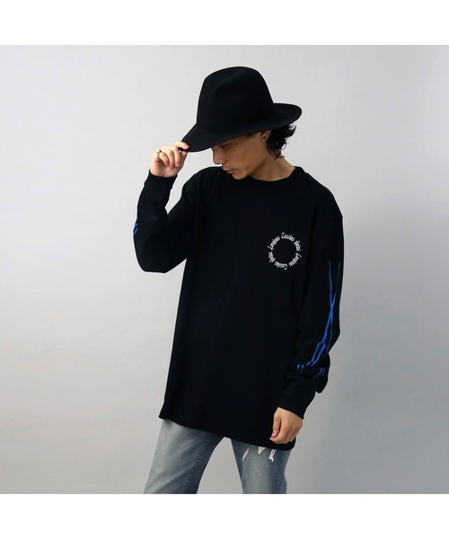 RADIO EVA(ラヂオエヴァ)の「RADIO EVA A243 CIRCLE LANCE Cutsew(Tシャツ/カットソー・メンズ・ブラック/ホワイト・LARGE/X-LARGE/MEDIUM)」の13枚目の写真