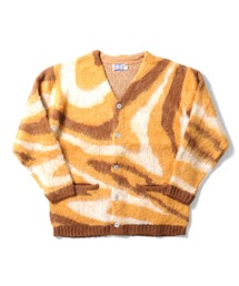 カーディガン HOUSTON woman ヒューストン ウーマン MARBLE MOHAIR TOUCH CARDIGAN マーブル柄 モヘアタッチ HOUSTON woman ヒューストン ウーマン MARBLE MOHAIR TOUCH