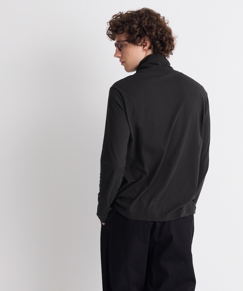 coca(coca)(コカ)の「タートルネックロンT(Tシャツ/カットソー・メンズ・ホワイト/ブラック・M/L/XL)」の5枚目の写真