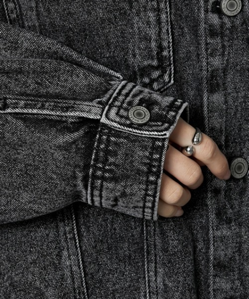 nissen（ニッセン）の「オーバーサイズデニムジャケット（デニムジャケット・レディース・ブルー/ブラック・L/M）」の18枚目の写真