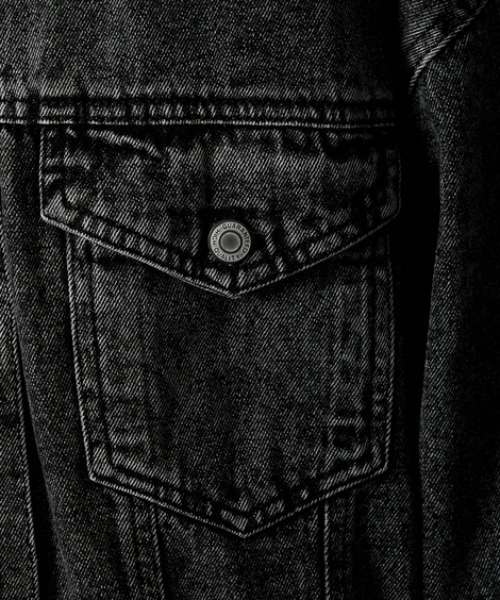 nissen（ニッセン）の「オーバーサイズデニムジャケット（デニムジャケット・レディース・ブルー/ブラック・L/M）」の20枚目の写真