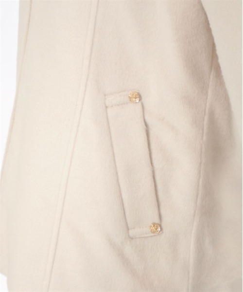 axes femme(アクシーズファム)の「ファーフードコート(ダッフルコート・レディース・ベージュ/ブルーグレー/ブラック・FREE)」の11枚目の写真