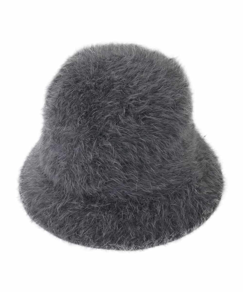 a.v.v（アーヴェヴェ）の「シャギーニットバケハ（ハット・レディース・ホワイト/チャコールグレー・38）」の8枚目の写真