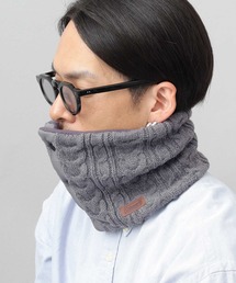 Coleman(コールマン)のフロントボタン ケーブル編み ニット ネックウォーマー(ネックウォーマー/スヌード)