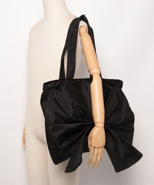 poiregnee（ポワニェ）の「［select］ビッグリボントート（トートバッグ・レディース・ブラック/シルバー・FREE）」の9枚目の写真