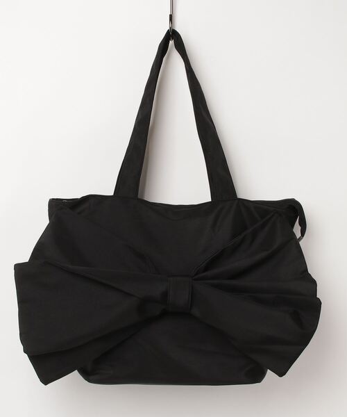 poiregnee（ポワニェ）の「［select］ビッグリボントート（トートバッグ・レディース・ブラック/シルバー・FREE）」の5枚目の写真